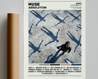 Absolution -  Muse Poster, Album Cover Art, Personalized Gift