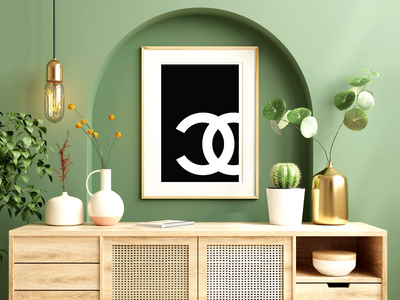 Chanel Luxury Fashion Poster Print 5 | Designer Wall Art | Modern Art | Fashion Poster Print
