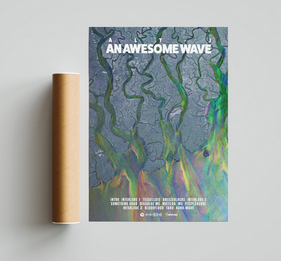 An Awesome Wave -  ALT - J  Poster, Album Cover Art, Personalized Gift