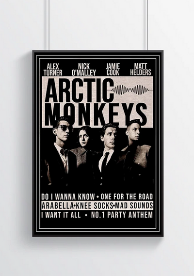 Arctic Monkeys - Poster, Album Cover Art, Personalized Gift