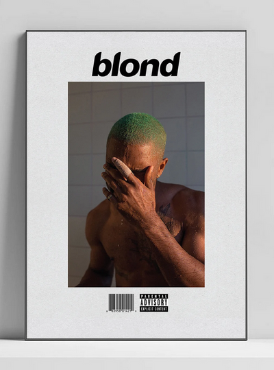 Blond -  Frank Ocean  Poster, Album Cover Art, Personalized Gift