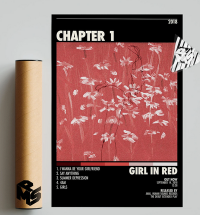 Chapter 1 - Girl In Red Poster, Album Cover Art, Personalized Gift