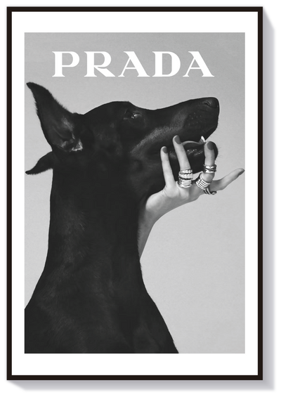 Prada Luxury Fashion Poster | Designer Wall Art | Modern Art | Poster Print