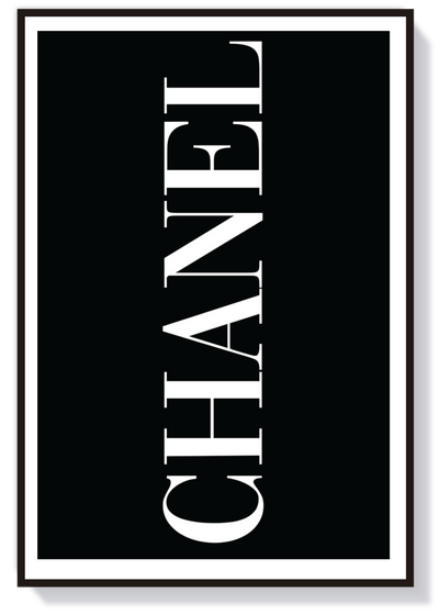 Chanel Luxury Fashion Poster Print | Designer Wall Art | Modern Art | Fashion Poster Print