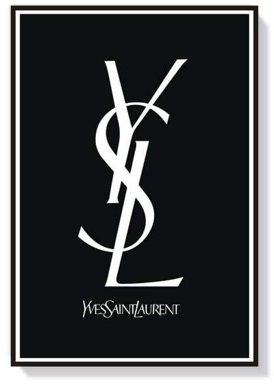 YSL Luxury Fashion Poster Print 3 | Designer Wall Art | Modern Art | Fashion Poster Print