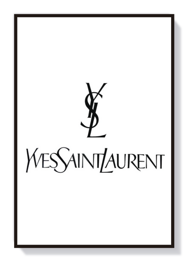 YSL Luxury Fashion Poster Print 4 | Designer Wall Art | Modern Art | Fashion Poster Print