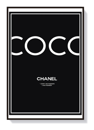 Chanel Luxury Fashion Poster Print 3 | Designer Wall Art | Modern Art | Fashion Poster Print