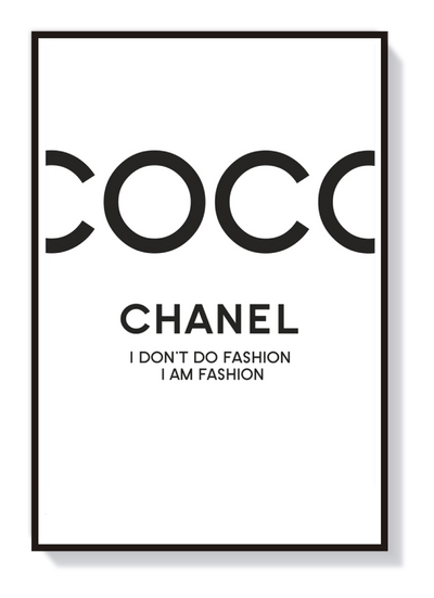 Chanel Luxury Fashion Poster Print 4 | Designer Wall Art | Modern Art | Fashion Poster Print