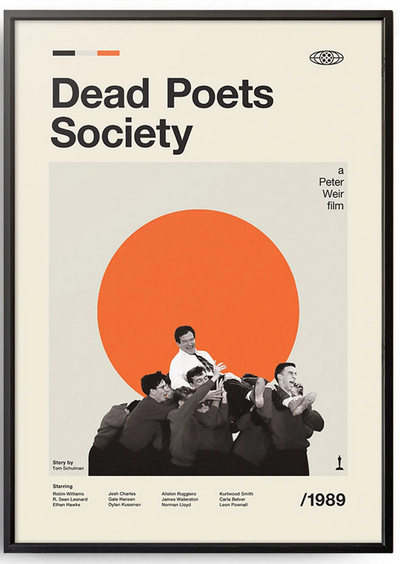 Dead Poets Society  -  Poster, Album Cover Art, Personalized Gift