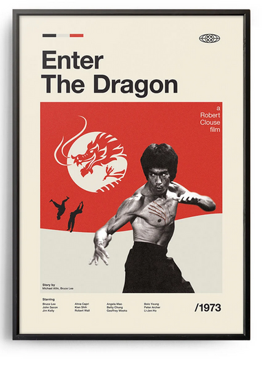 Enter The Dragon  -  Poster, Album Cover Art, Personalized Gift