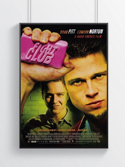 Fight Club -  Poster, Album Cover Art, Personalized Gift