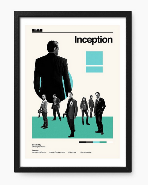 Inception - Poster, Album Cover Art, Personalized Gift - Archive1990