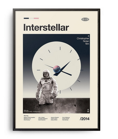 Interstellar  -  Poster, Album Cover Art, Personalized Gift