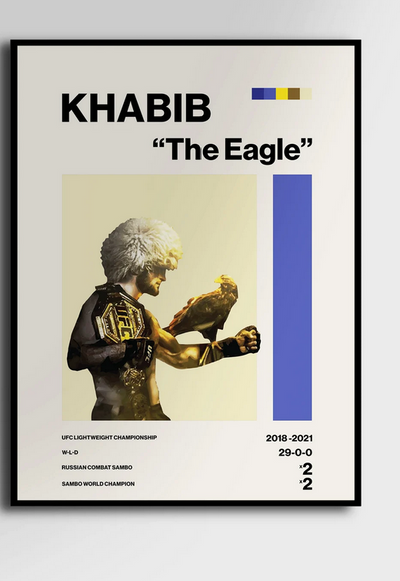 Khabib  -   Poster  ,  Art, Personalized Gift