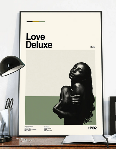 Love Deluxe  -  Poster, Album Cover Art, Personalized Gift