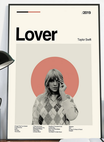 Love  - Tayler Swift  Poster, Album Cover Art, Personalized Gift