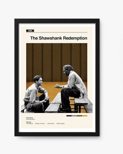 The Shawshank Redemtion  -   Poster, Album Cover Art, Personalized Gift