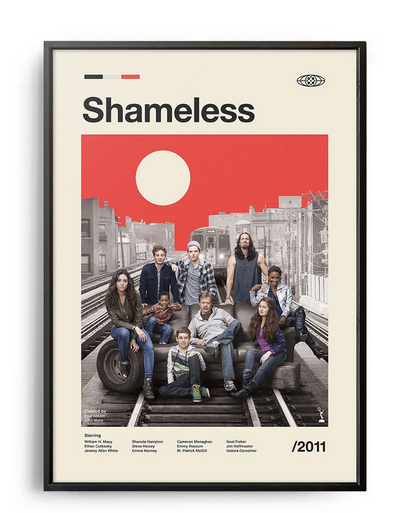 Shameless -  Poster, Album Cover Art, Personalized Gift