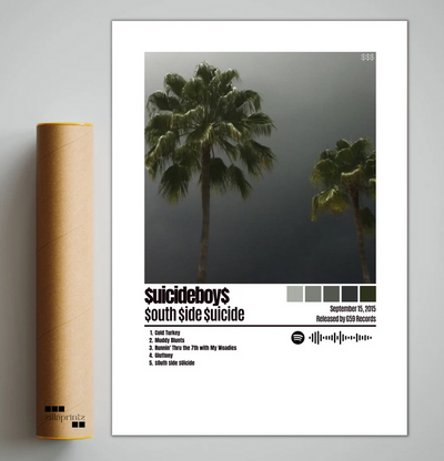 Suicideboys -  South Side Suicide Poster, Album Cover Art, Personalized Gift