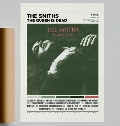 The Queen Is Dead - The Smiths Poster, Album Cover Art, Personalized Gift