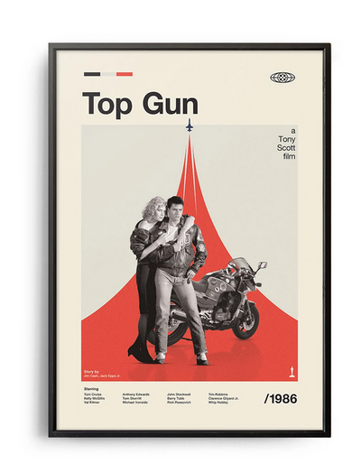 Top Gun -  Poster, Album Cover Art, Personalized Gift