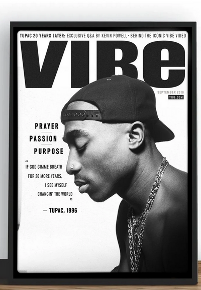 VIBE -  Poster, Album Cover Art, Personalized Gift