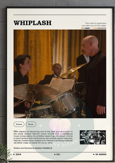 Whiplash  -  Poster, Album Cover Art, Personalized Gift