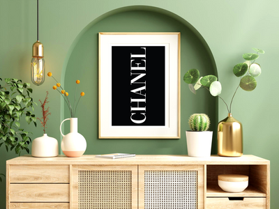 Chanel Luxury Fashion Poster Print | Designer Wall Art | Modern Art | Fashion Poster Print
