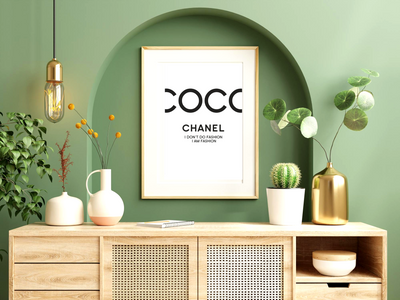 Chanel Luxury Fashion Poster Print 4 | Designer Wall Art | Modern Art | Fashion Poster Print