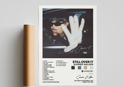 Still Over It  - Summer Walker Music Poster, Album Cover Art, Personalized Gift