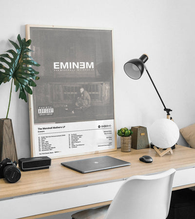 The Marshall Mothers LP -  Eminem Music Poster, Album Cover Art, Personalized Gift