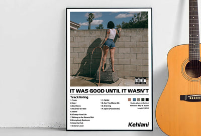 It Was Good Until It Wasn’t -  Kehlani Music Poster, Album Cover Art, Personalized Gift