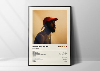 Sonder Son  - Brent Faiyaz  Music Poster, Album Cover Art, Personalized Gift