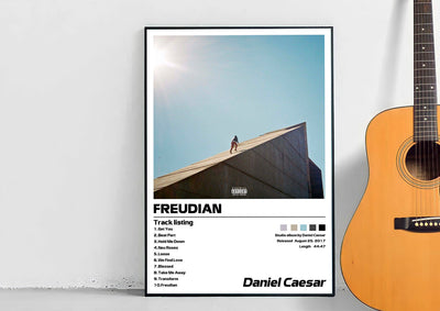 FREUDIAN -  Daniel Caesar Music Poster, Album Cover Art, Personalized Gift